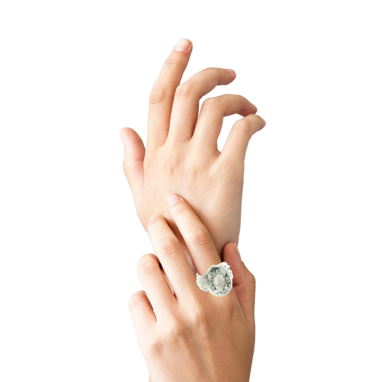 Ring TORVYN mit Prasiolith MBO