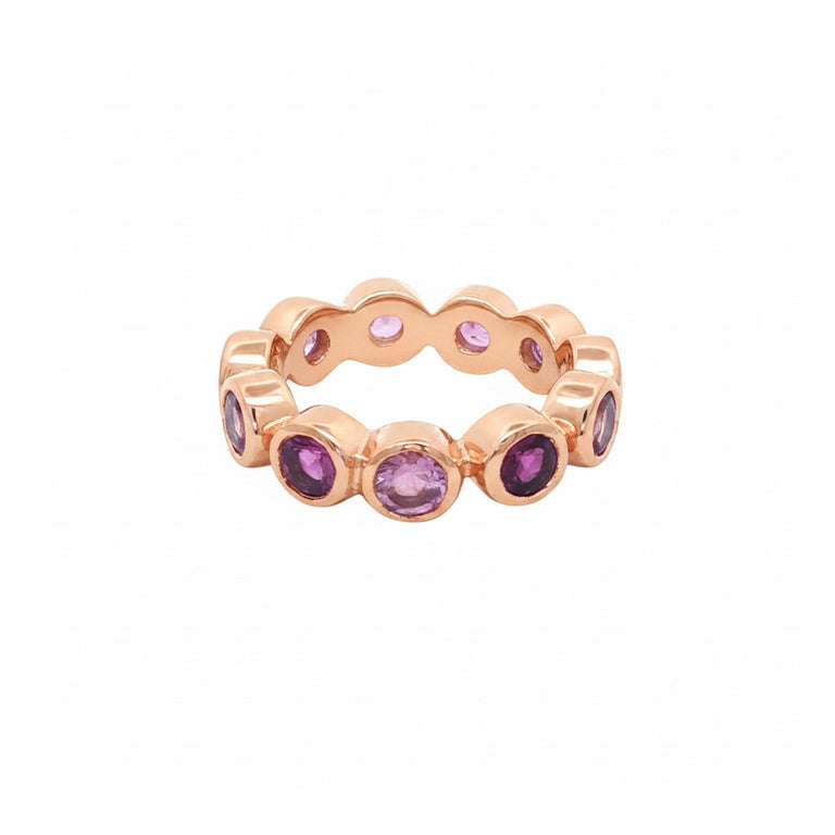 Ring OCTAVE rosa Turmalin 4 mm