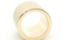 Silberring SIMON 20 mm rhodiniert