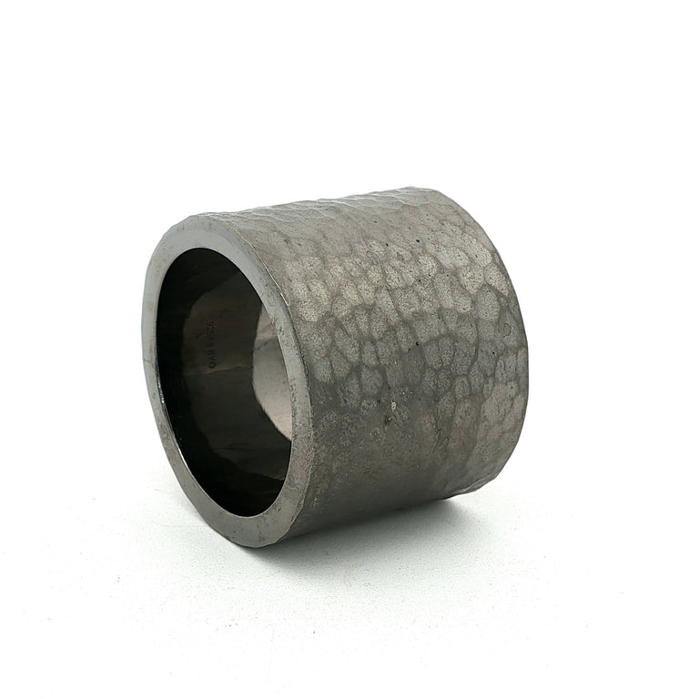 Silberring SIMON 20 mm rhodiniert