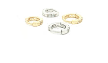 Einzeln Creole TAILLY  Silber 4 X 7 mm