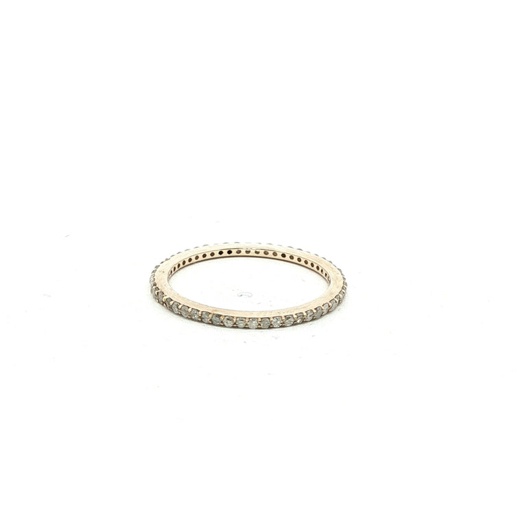 Ring DIANA 9 Karat Gelb Gold Diamanten