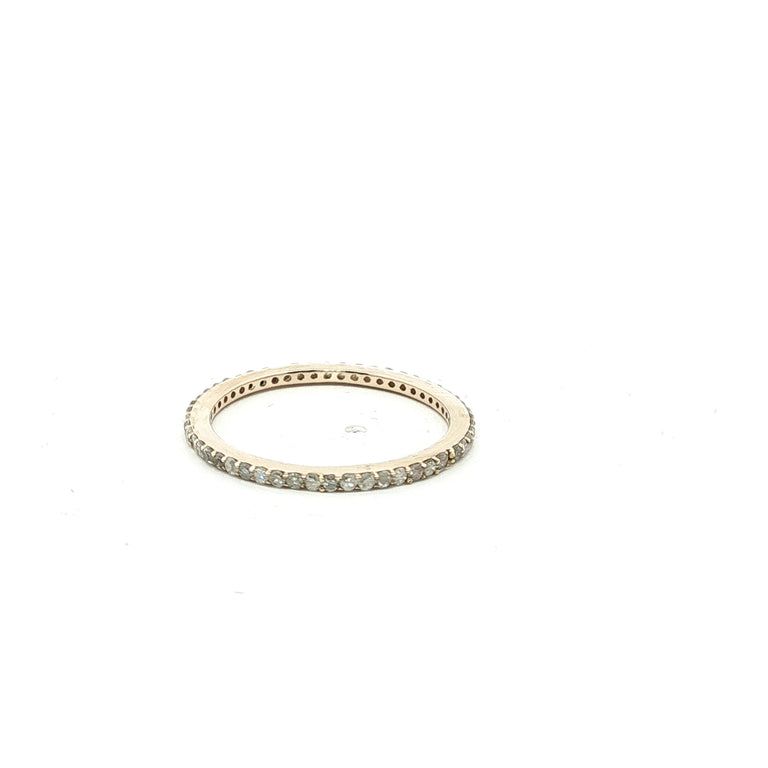 Ring DIANA 9 Karat Gelb Gold Diamanten