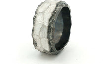 Ring MARIUS schwarz-weiss 12mm breit
