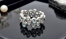 Ring AURELIA mit blauen Topasen