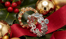Ring AURELIA mit blauen Topasen