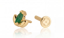 Piercing MINI LOTUS  Smaragd