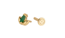 Piercing MINI LOTUS  Smaragd