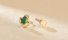 Piercing MINI LOTUS  Smaragd