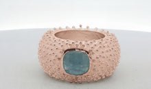 Ring DOTTERA mit Aquamarin