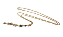 Feine Y-Kette mit Multiturmalin – elegant & filigran