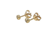 Ohrstecker ESTIA mit Diamant Full Cut 2.5 mm 18 K Gelbgold