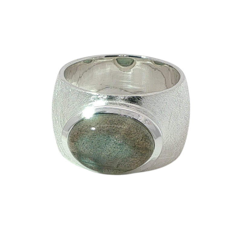 Unikate Ring NADINE – 925 Sterling Silber, Labradorit