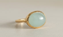 Ring Livia Aquamarin