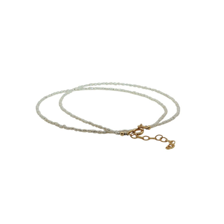 Ultrafine Barock Perlkette 1.5 mm