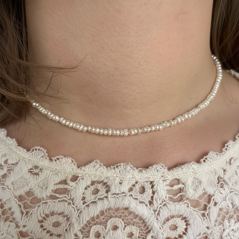 Barock Perlkette 3 mm