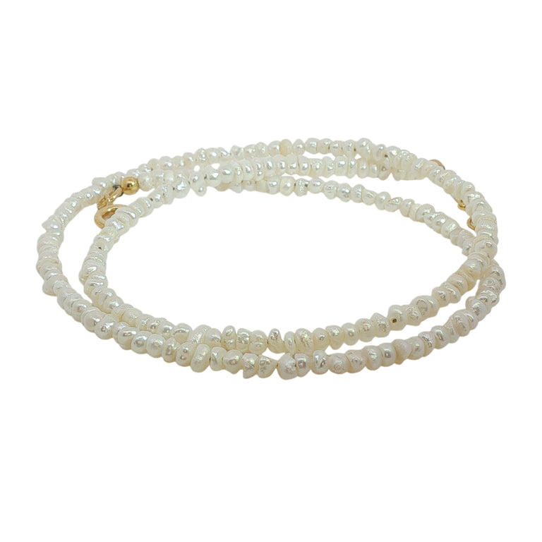 Barock Perlkette 3 mm