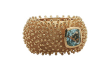 Ring DOTTERA mit Aquamarin