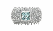 Ring DOTTERA mit Aquamarin