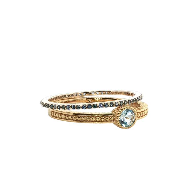 Ring SOLEA Blautopas