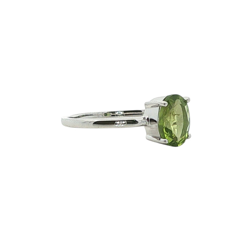 Ring FLORINEA mit Peridote 6X8 mm