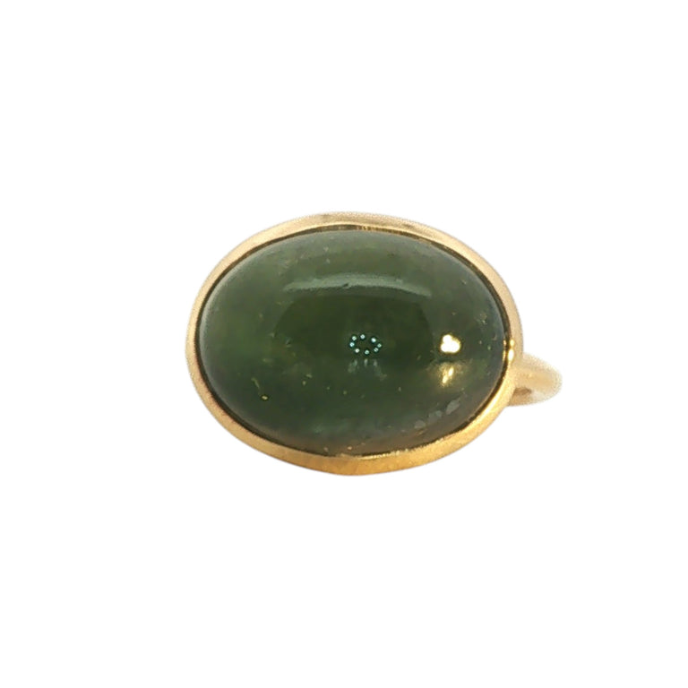 LIVIA Ring mit grünem Turmalin