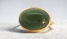 LIVIA Ring mit grünem Turmalin