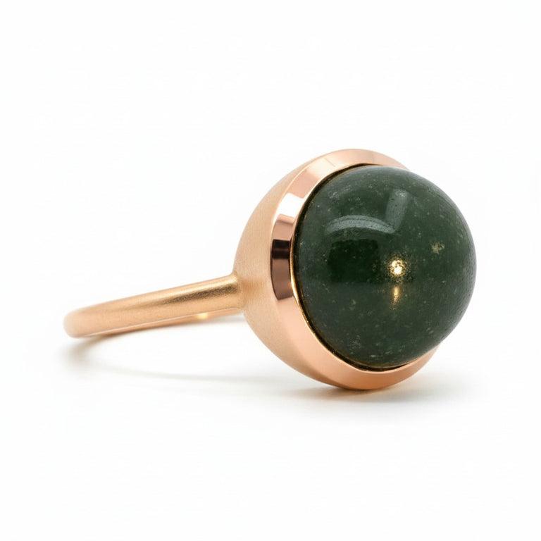 LIVIA Ring mit grünem Turmalin