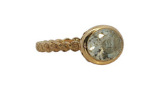 Aquamarine Ring Oval 8 X 10 mm – Floral