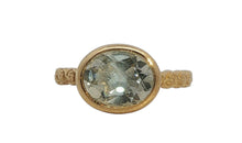 Aquamarine Ring Oval 8 X 10 mm – Floral