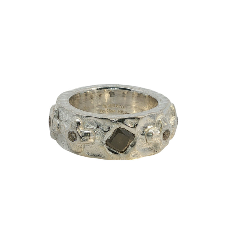 Unikat Ring – Salt &amp; Pepper Diamond