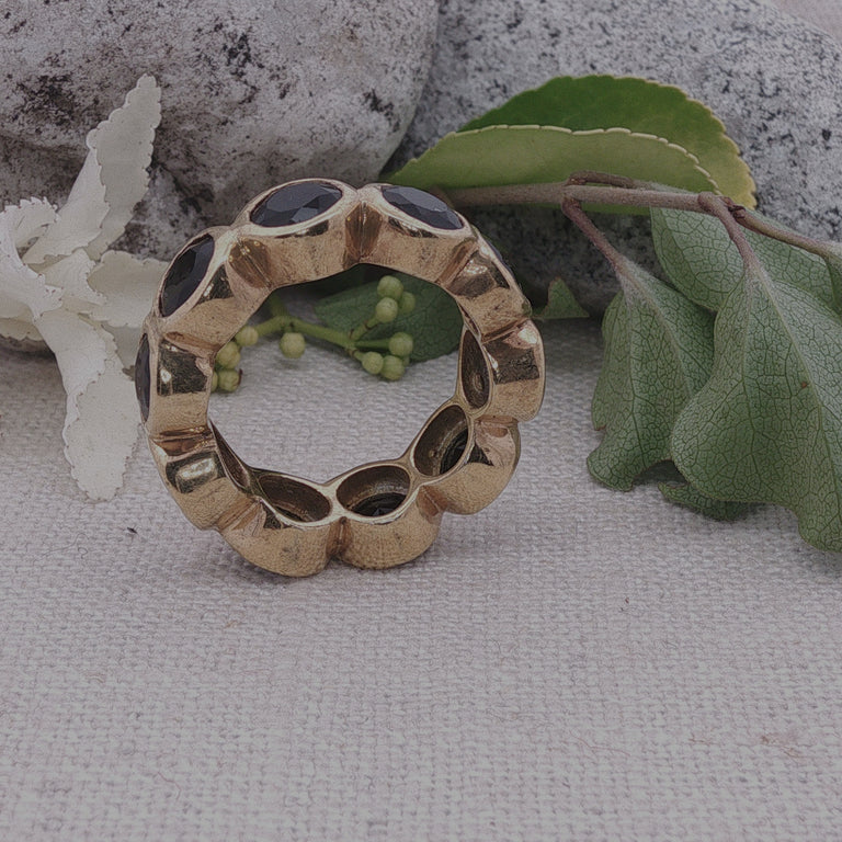 Memory Ring Onyx 6 mm Silber – Letztes Stück | Sale CHF 70