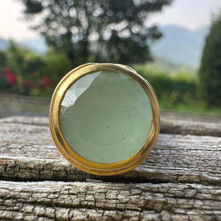Unikat Ring CONICAL – Aquamarin 13 mm