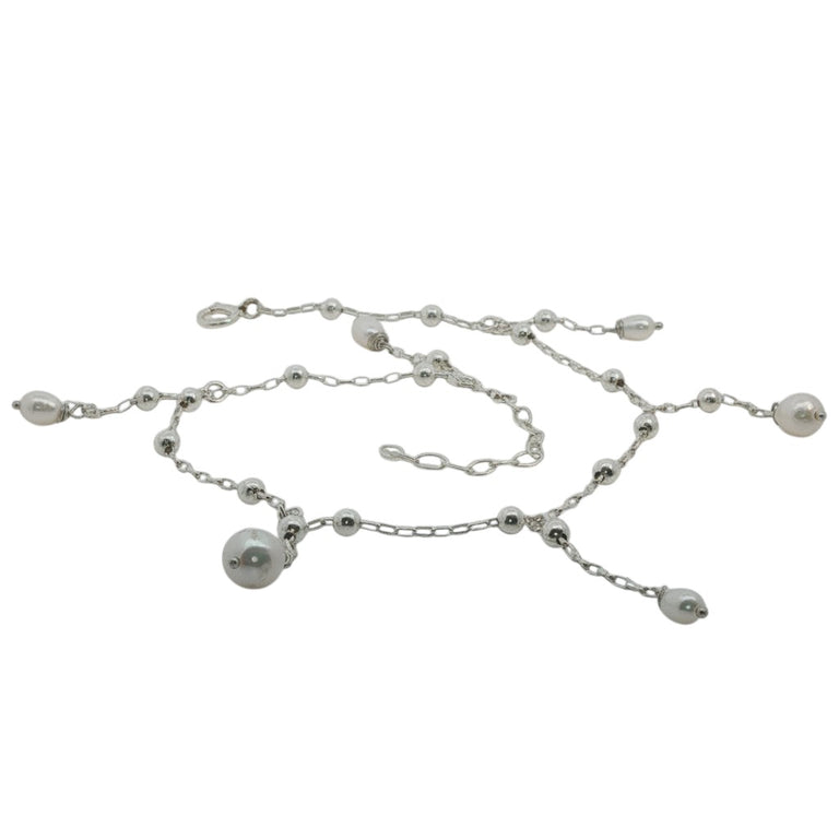 Anklet mit Perlen-Charms