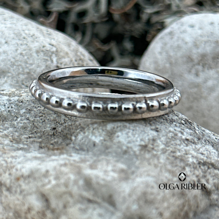 Noppen Ring 4 mm breit SALE