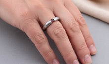 Pneu Ring Edelstahl mit Granate SALE