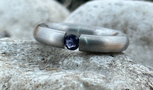 Pneu Ring Edelstahl mit Iolithe SALE