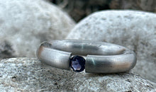 Pneu Ring Edelstahl mit Iolithe SALE