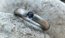 Pneu Ring Edelstahl mit Iolithe SALE