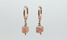 Creolen-Set 16mm Edelstahl Creolen mit Anden Opale Charms SALE
