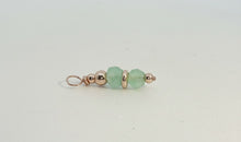 Creolen 16 mm Edelstahl mit Chrysoprase Charms SALE