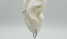Creolen 16 mm Edelstahl mit Labradorite Charms SALE