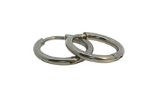 Creolen 16 mm Edelstahl mit Labradorite Charms SALE