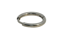 Creolen 16 mm Edelstahl mit Labradorite Charms SALE