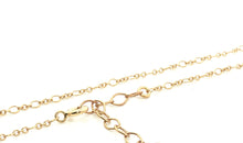 Gliederkette mit 6 mm Peridote Anhänger