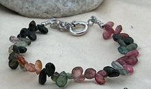 Multiturmalin Armband 6X7 mm