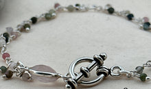 Multiturmalin und Rosenquarz Armband
