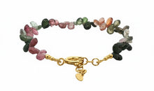 Multiturmalin Armband 6X7 mm