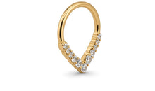 Titan G23 Septum Clicker mit Zirkonia – 1.2 mm / 10 mm