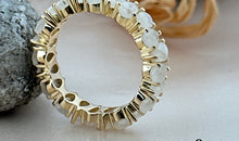 AYAT – Memory Ring mit 3 X 5 mm Mondsteinen